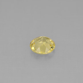 Berilo Dorado amarillo natural de 0.43 ct, Corte Redondo, VS