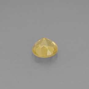 Berilo Dorado amarillo natural de 0.60 ct, Corte Redondo, VS