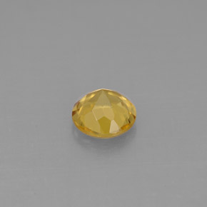 Berilo amarillo natural de 0,56 ct, corte redondo, VS