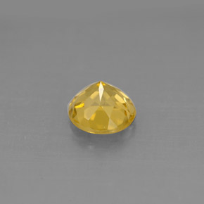 Berilo amarillo natural de 0,98 ct, corte redondo, VS