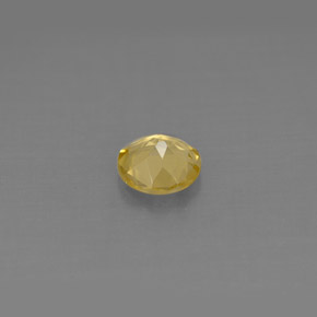 Berilo Dorado amarillo natural de 0.52 ct, Corte Redondo, VS