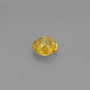 Berilo Dorado amarillo natural de 0.66 ct, Corte Redondo, VS