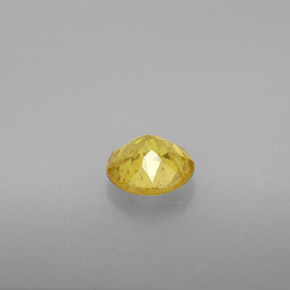 Berilo amarillo natural de 0,70 ct, corte redondo, VS