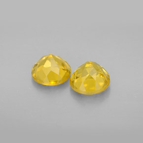 Gemas de Berilo Dorado amarillo natural de  ct, Corte Redondo, VVS-VS