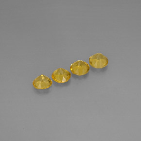 Gemas de Berilo Dorado amarillo natural de  ct, Corte Redondo, VVS-VS