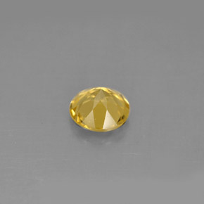 Berilo Dorado amarillo natural de 0.71 ct, Corte Redondo, VS
