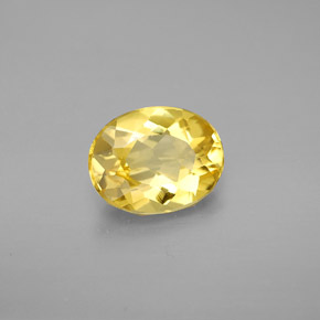 Berilo Dorado amarillo natural de 1.50 ct, Corte Óvalo, VVS