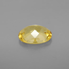 Berilo amarillo natural de 1,51 ct, corte óvalo, VVS-VS