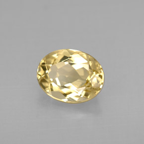 Berilo Dorado amarillo natural de 1.94 ct, Corte Óvalo, VVS