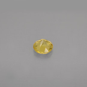 Berilo amarillo natural de 0,42 ct, corte redondo, VS
