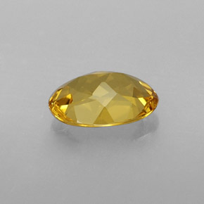 Berilo amarillo natural de 0,96 ct, corte óvalo, IF