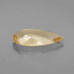 Berilo Dorado amarillo natural de 4.05 ct, En forma de pera, VS-SI