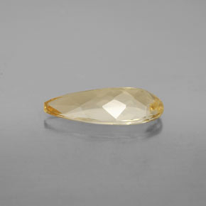 Berilo amarillo natural de 3,10 ct, en forma de pera, VVS-VS