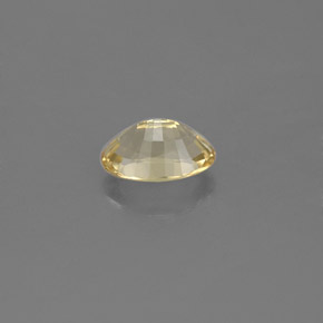 Berilo Dorado amarillo natural de 0.56 ct, Corte Óvalo, VVS-VS