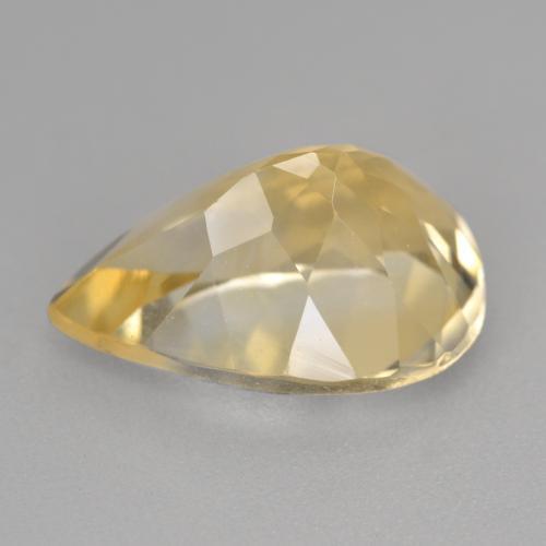 Berilo Dorado natural de 5.14 ct, En forma de pera, VS