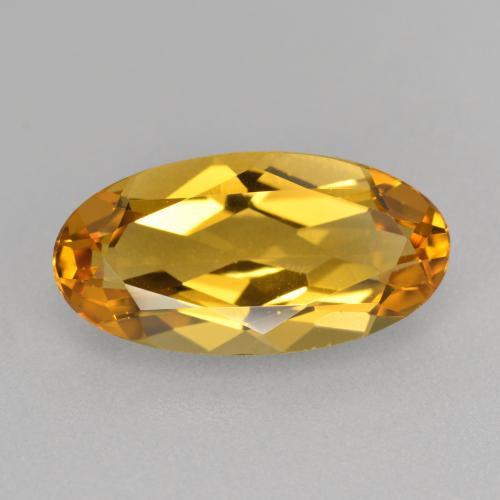 Berilo Oro natural de 3.10 ct, Corte Óvalo, VVS