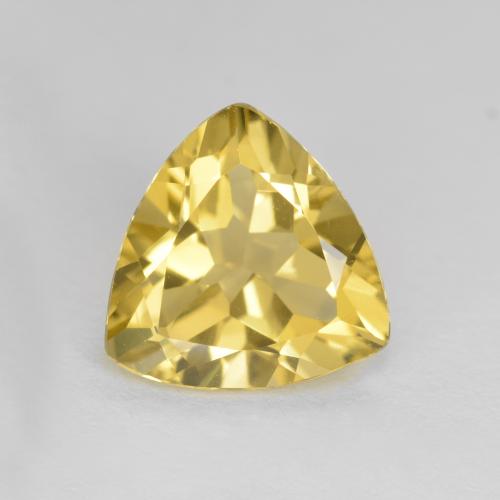 Berilo Dorado claro natural de 2.07 ct, Trillón, VVS