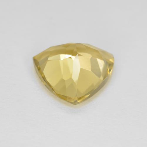 Berilo Dorado claro natural de 2.07 ct, Trillón, VVS