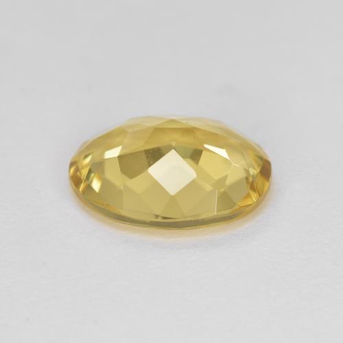Berilo amarillo natural de 2,00 ct, corte óvalo, VVS-VS