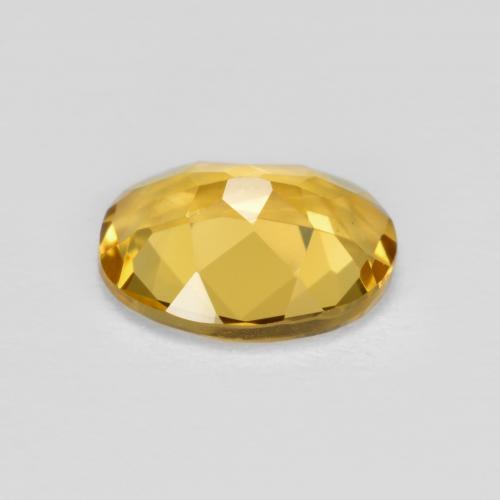 Berilo Amarillo miel natural de 1.68 ct, Corte Óvalo, VVS