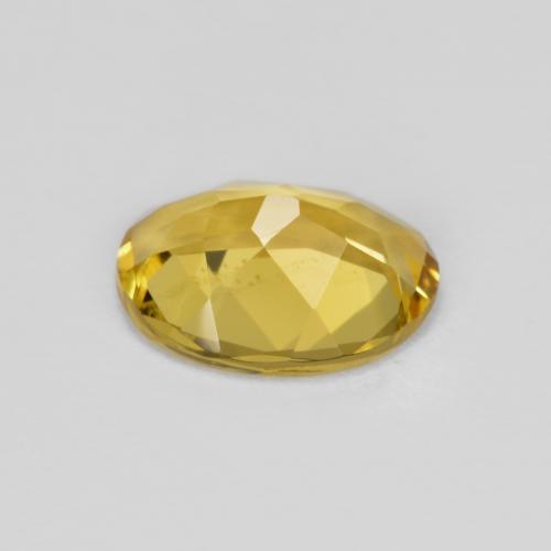 Berilo Amarillo púrpura natural de 1.48 ct, Corte Óvalo, VS