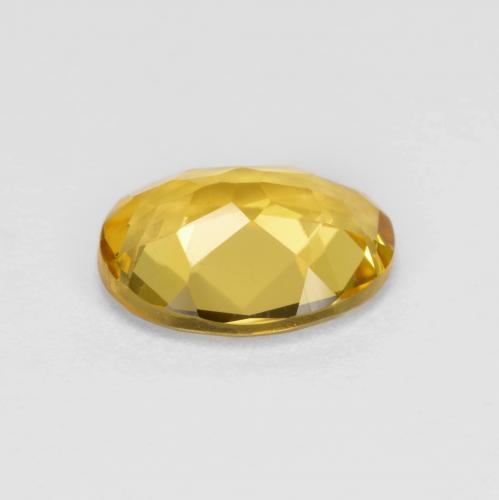 Berilo Amarillo púrpura natural de 1.57 ct, Corte Óvalo, VS