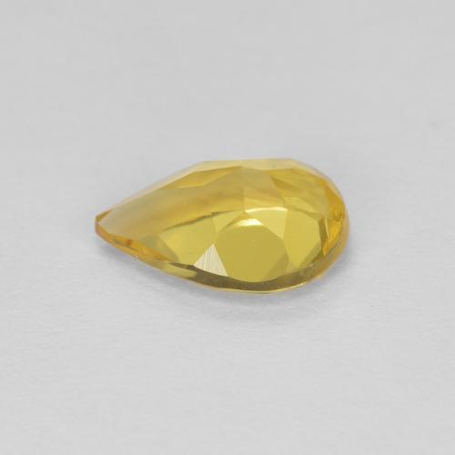 Berilo Dorado amarillento natural de 0.56 ct, En forma de pera, VVS