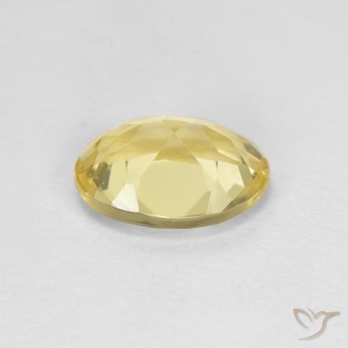 Berilo Amarillo laguna claro natural de 1.15 ct, Ovalada, VVS-VS