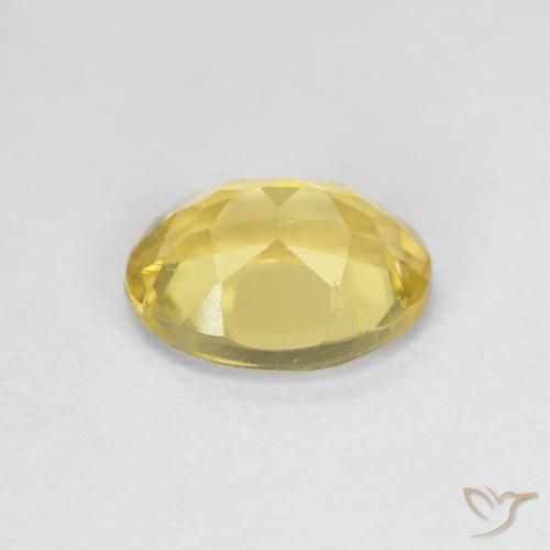 Berilo Amarillo toscana natural de 1.29 ct, Ovalada, VVS-VS