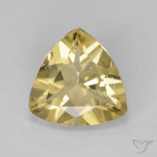 1.32ct Natural Amarillo cálido Berilo, Trillón, VVS-VS