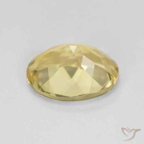 Berilo Amarillo cálido natural de 2.56 ct, Ovalada, VS