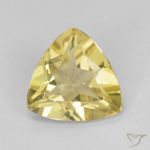 1.36ct Natural Amarillo claro Berilo, Trillón, VS