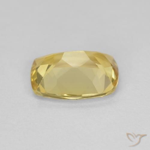 Berilo Dorado claro natural de 1.69 ct, Forma Cojín, VS