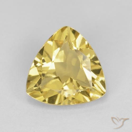 2.17ct Natural Amarillo claro Berilo, Trillón, VS