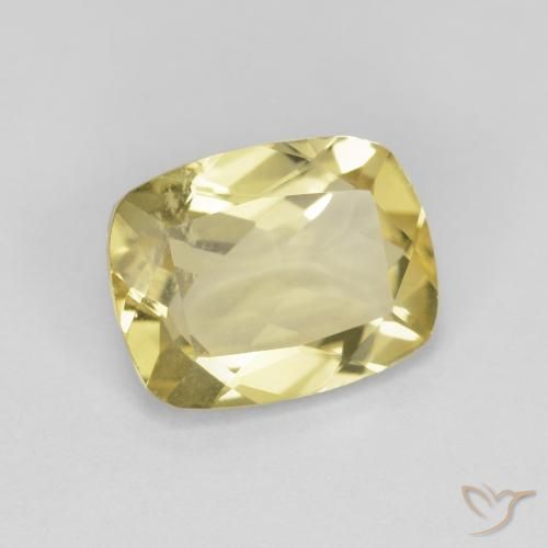 Berilo Amarillo claro natural de 1.84 ct, Forma Cojín, VS