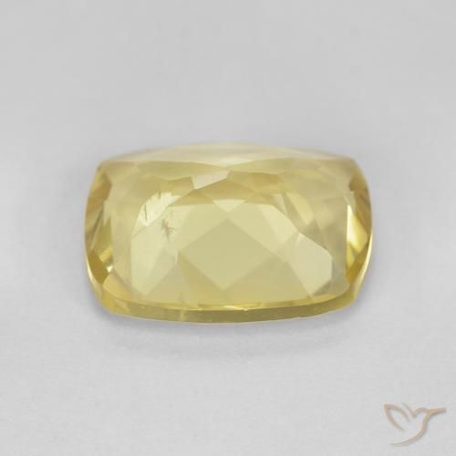 Berilo Amarillo claro natural de 1.84 ct, Forma Cojín, VS