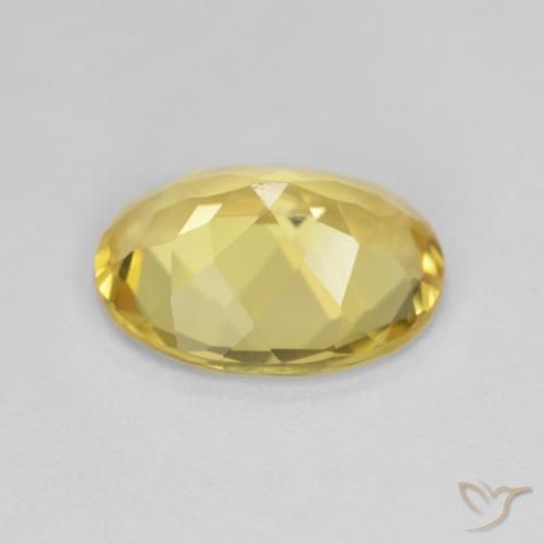 Berilo Amarillo cálido natural de 2.84 ct, Ovalada, VVS-VS