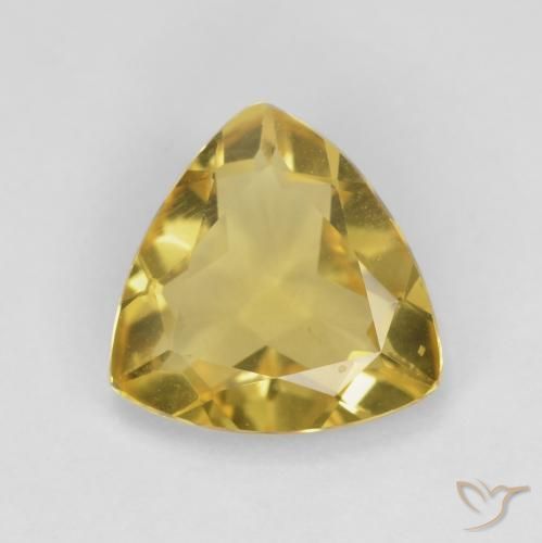 1.83ct Natural Amarillo medio Berilo, Trillón, VVS-VS