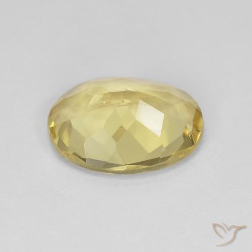 Berilo Amarillo-dorado claro natural de 2.69 ct, Ovalada, VVS