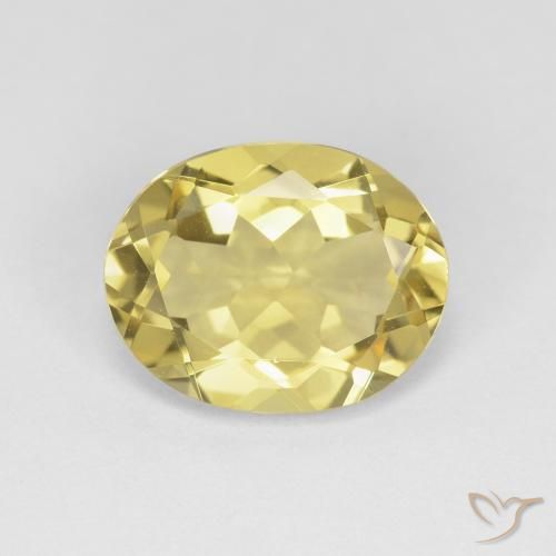 2.89ct Natural Amarillo toscana Berilo, Ovalada, VVS
