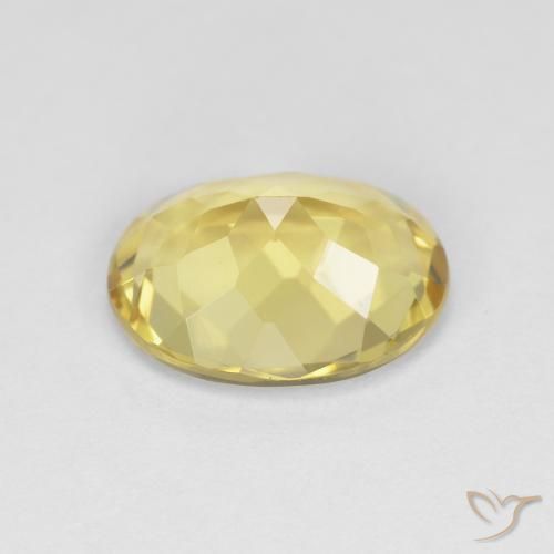 Berilo Amarillo toscana natural de 2.89 ct, Ovalada, VVS