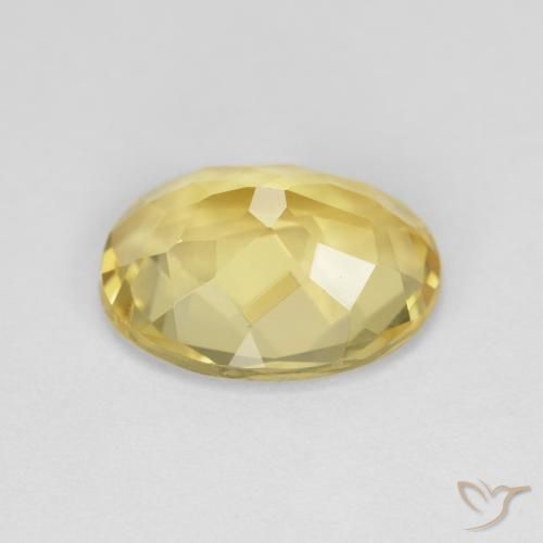 Berilo Amarillo toscana natural de 2.95 ct, Ovalada, VVS