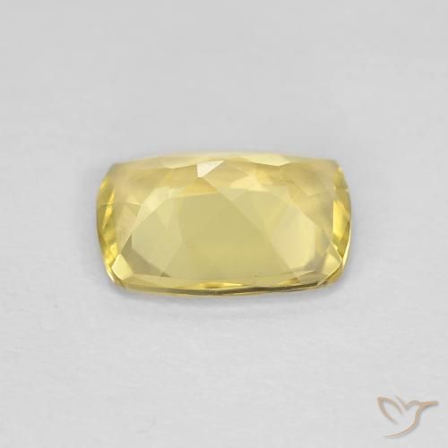 Berilo Amarillo toscana natural de 1.62 ct, Forma Cojín, VVS