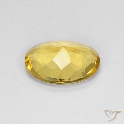 Berilo Amarillo toscana natural de 2.11 ct, Ovalada, VVS-VS
