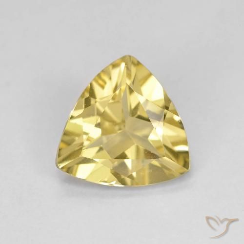 1.28ct Natural Amarillo toscana Berilo, Trillón, VVS-VS
