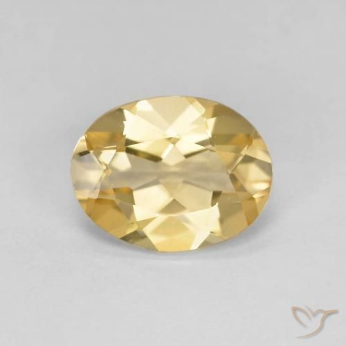 1.58ct Natural Dorado Berilo, Ovalada, VS