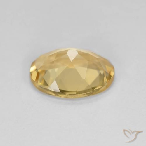 Berilo Dorado natural de 1.58 ct, Ovalada, VS