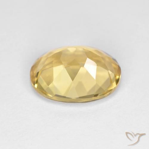 Berilo Dorado natural de 3.20 ct, Ovalada, VVS-VS