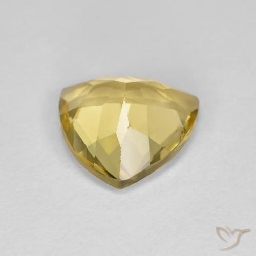 Berilo Dorado claro natural de 1.90 ct, Trillón, VVS-VS