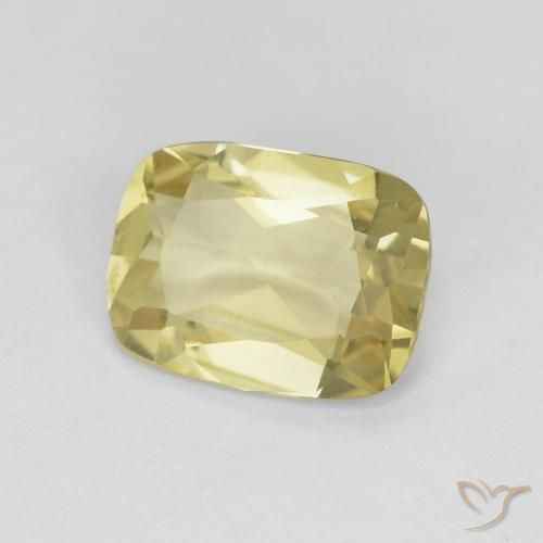 Berilo Amarillo terroso natural de 1.10 ct, Forma Cojín, VS